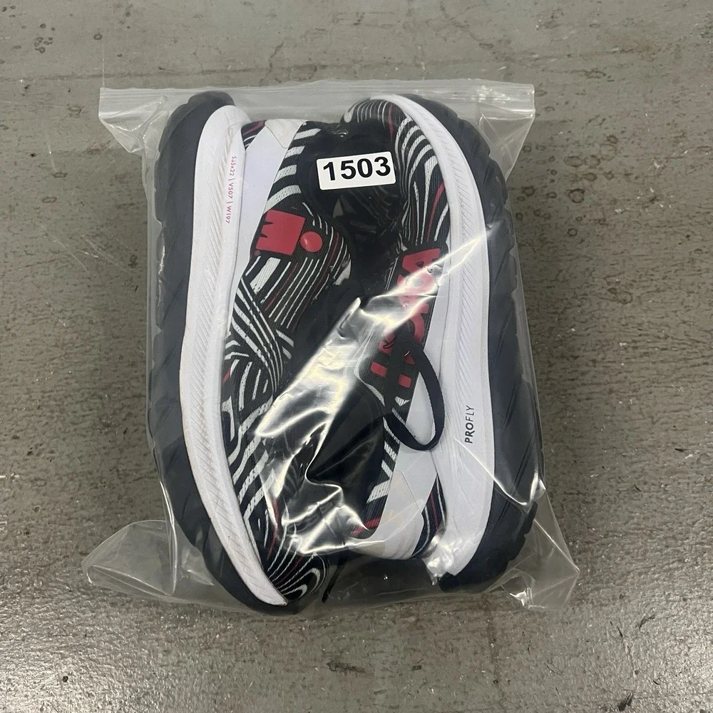 Hoka One One Mach 5 Running Shoes Black White Red Womens Size 7.5 B Marathon - Picture 9 of 9